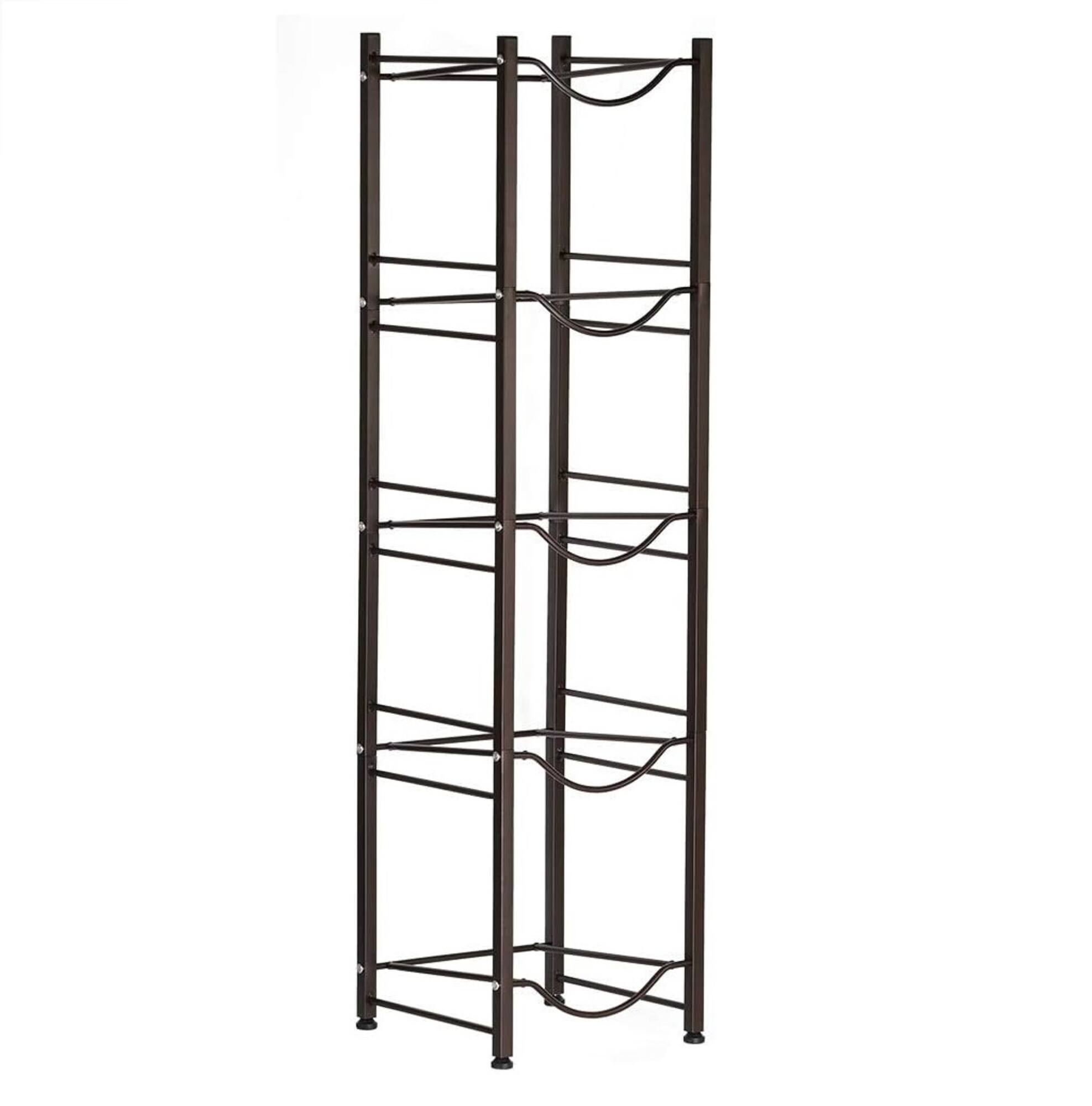NEX™ Dark Brown 5 Tier 5 Gallon Metal Water Jug Holder Storage Rack